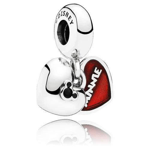 Disney, Charm Pendente Mickey Mouse & Minnie