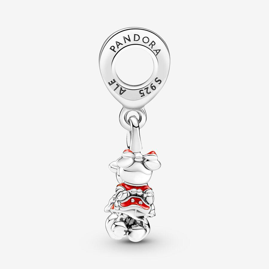 Disney, charm Pendente Mickey Mouse & Minnie, Il Bacio