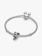Disney Minnie Mouse Magia del Natale Argento Sterling 925 - CHARM
