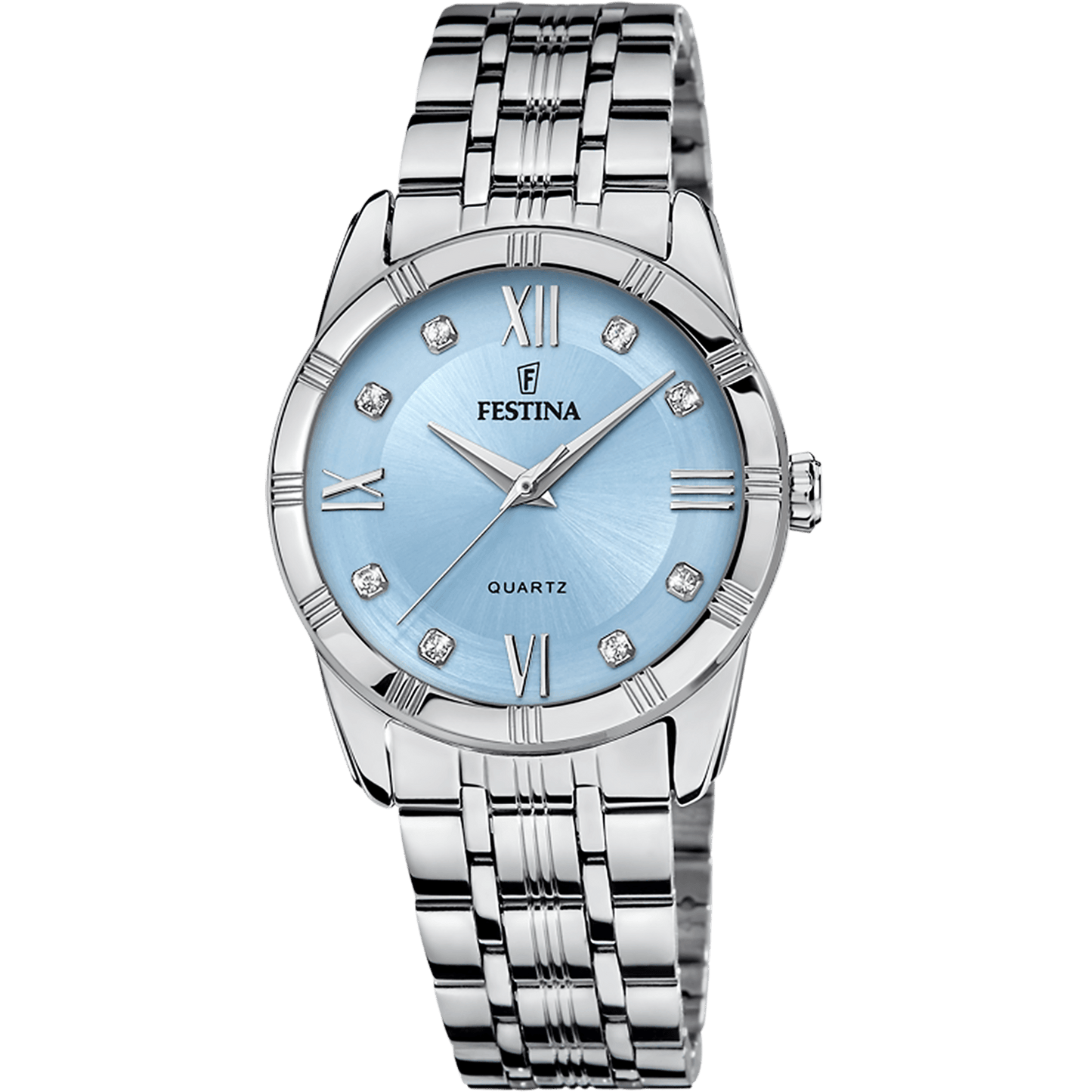 OROLOGIO FESTINA F16940/E BLU CON CINTURINO IN ACCIAIO INOSSIDABILE 316L, DONNA.