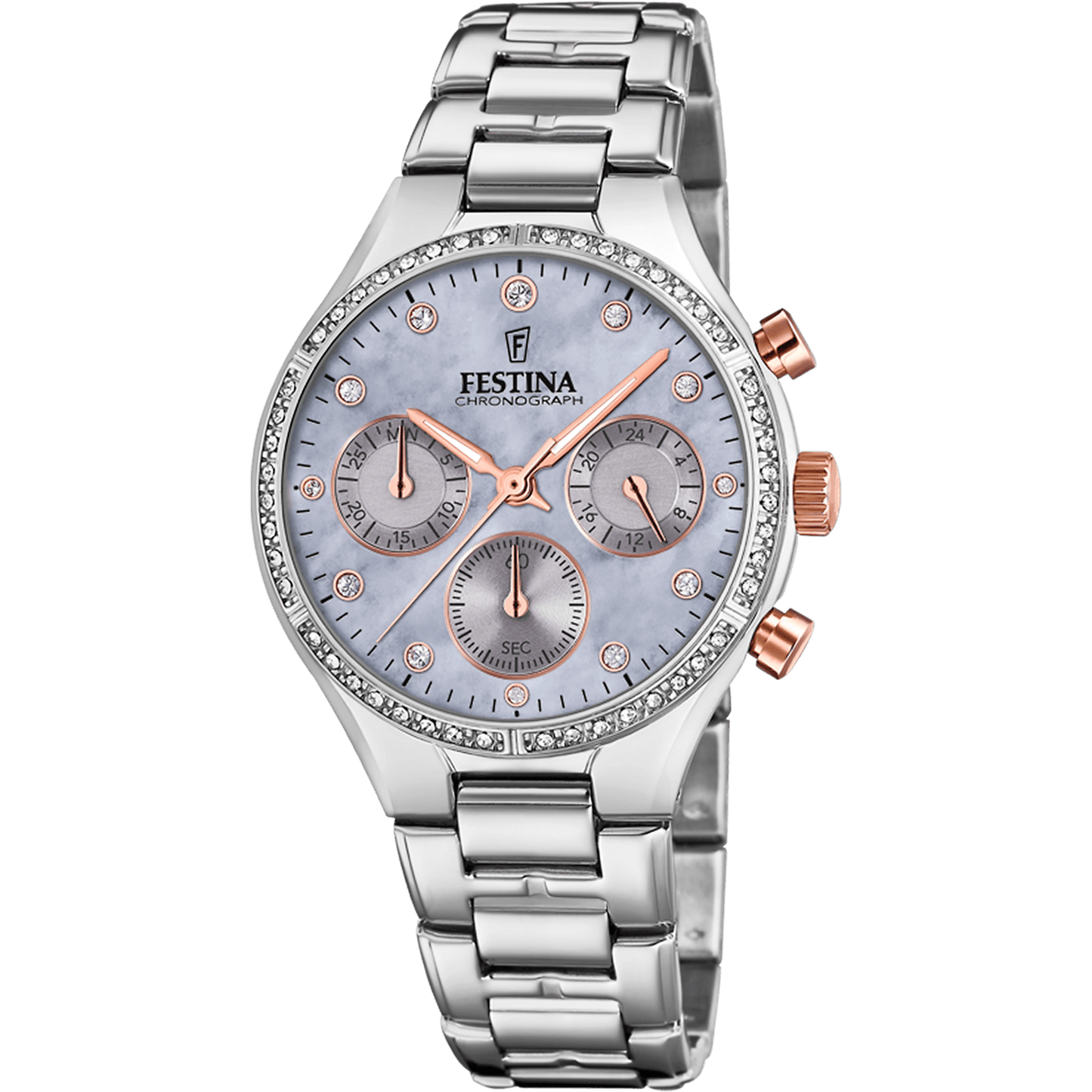 OROLOGIO FESTINA COLLEZIONE BOYFRIEND F20401/3 CON CINTURINO IN ACCIAIO VIOLA, DONNA