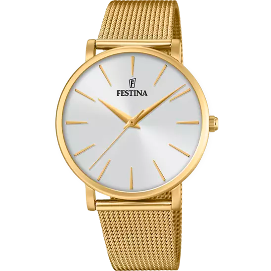 OROLOGIO FESTINA BOYFRIEND F20476/1 BIANCO CON CINTURINO IN ACCIAIO, DONNA