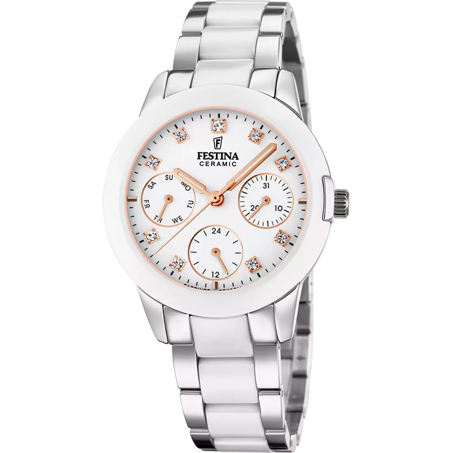 OROLOGIO  CERAMIC  BIANCO