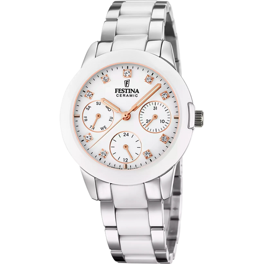 OROLOGIO  CERAMIC  BIANCO