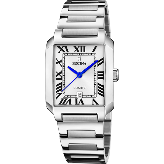 Orologio Rettangolare Silver Donna