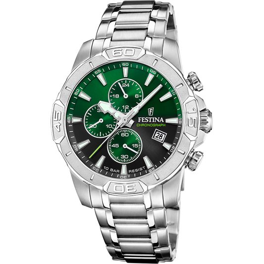 OROLOGIO  TIMELESS  CHRONOGRAPH VERDE