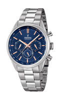 FESTINA TIMELESS CHRONOGRAPH F16820 / A OROLOGIO BLU ED ELETTRICO, CINTURINO ARMYS, UOMO