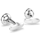 Gemelli Una Angelic Taglio Round, Bianchi, Placcato rodio