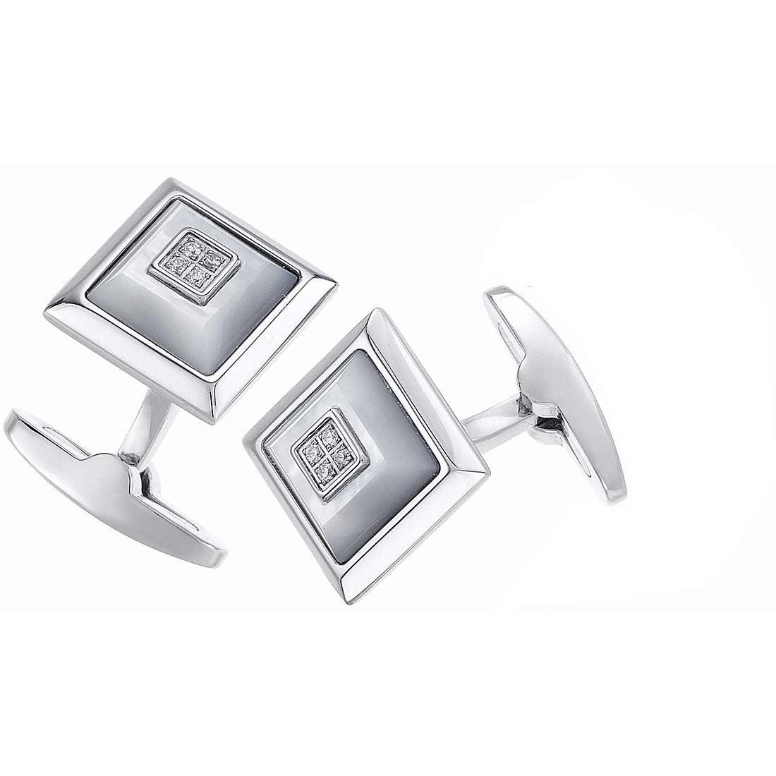 GEMELLI ZANCAN IN ACCIAIO BIANCHI