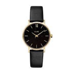 Gift Box Minuit Special Mesh Gold Colour & Leather Strap