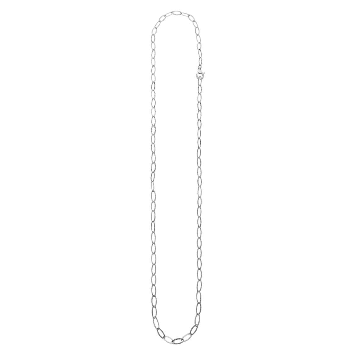 Giovanni Raspini Collana Donna Maglia Ovale Martellata