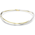 Girocollo Hyperbola Taglio Round Bianco Mix di finiture - COLLANE