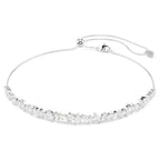 Girocollo Mesmera Taglio Marquise, Bianco, Placcato rodio
