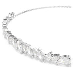 Girocollo Mesmera Taglio Marquise, Bianco, Placcato rodio