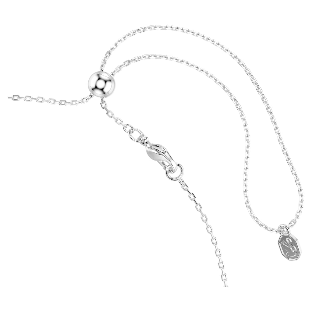 Girocollo Mesmera Taglio Marquise, Bianco, Placcato rodio