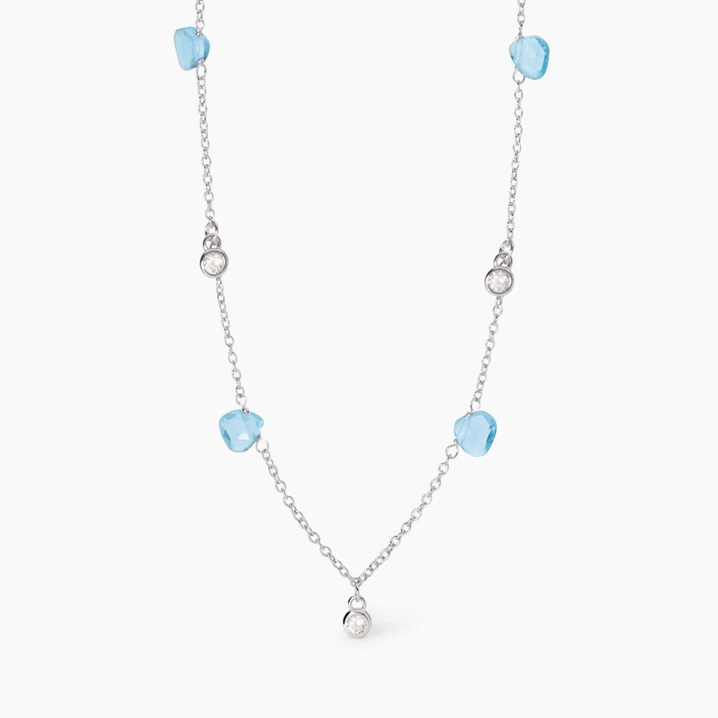 Girocollo pendenti azzurro