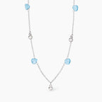 Girocollo pendenti azzurro