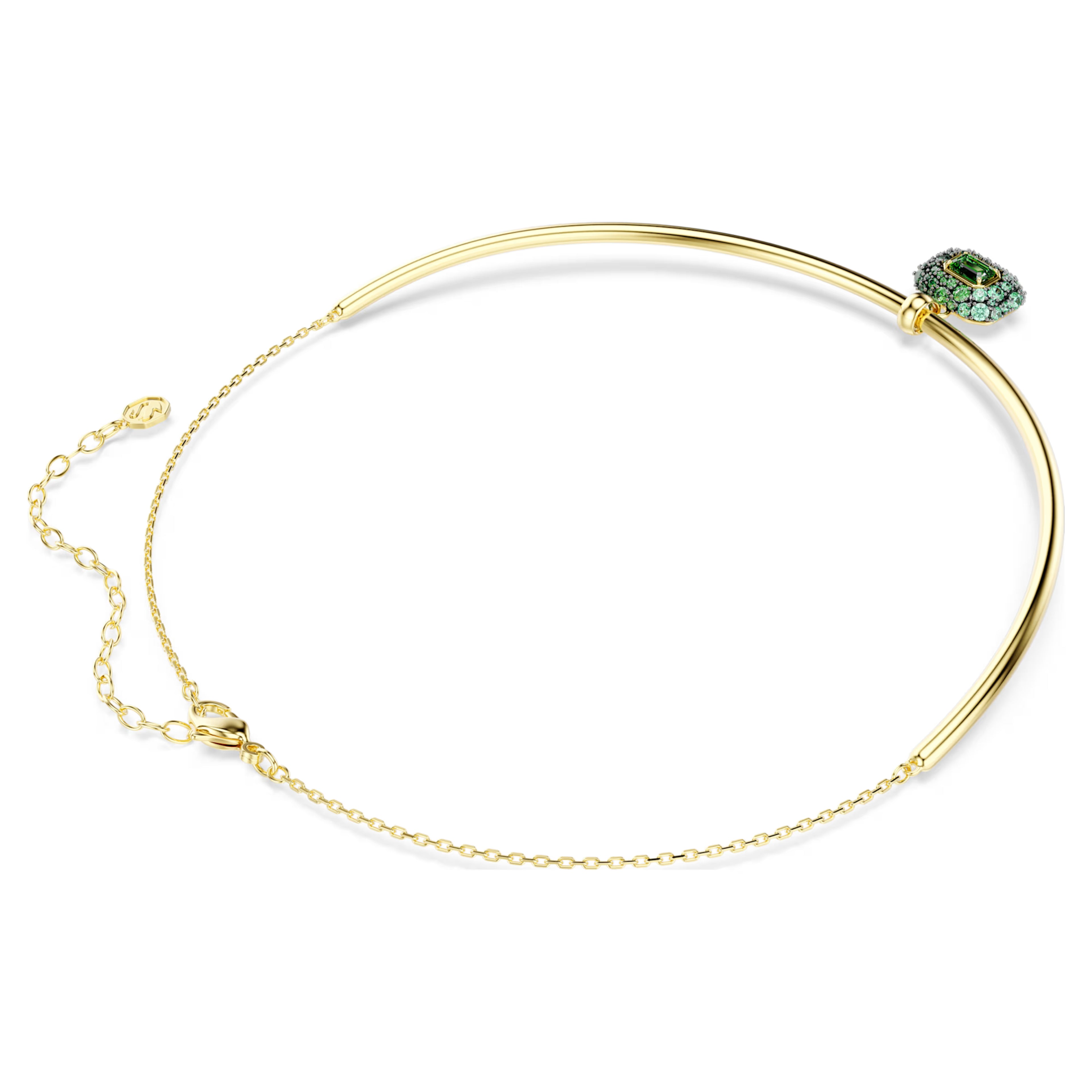 Girocollo Sublima Taglio ottagonale, Verde, Finitura oro 18K