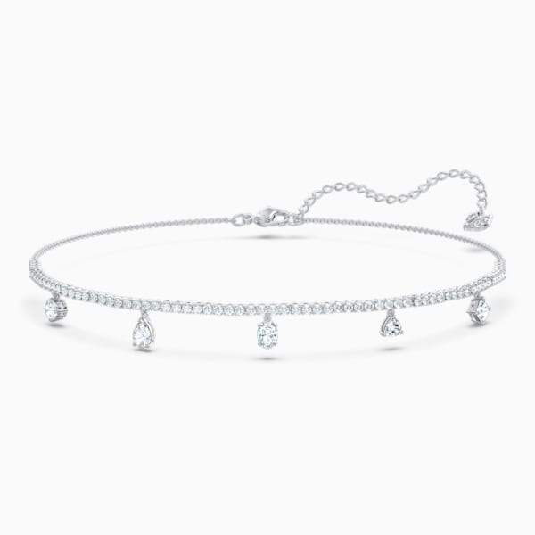 GIROCOLLO TENNIS DELUXE MIXED, BIANCO, PLACCATO RODIO