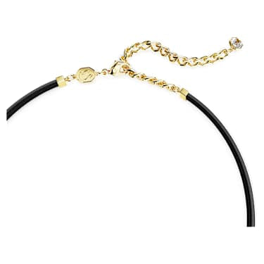 Girocollo Tennis Millenia Taglio ottagonale Viola Placcato color oro - COLLANA