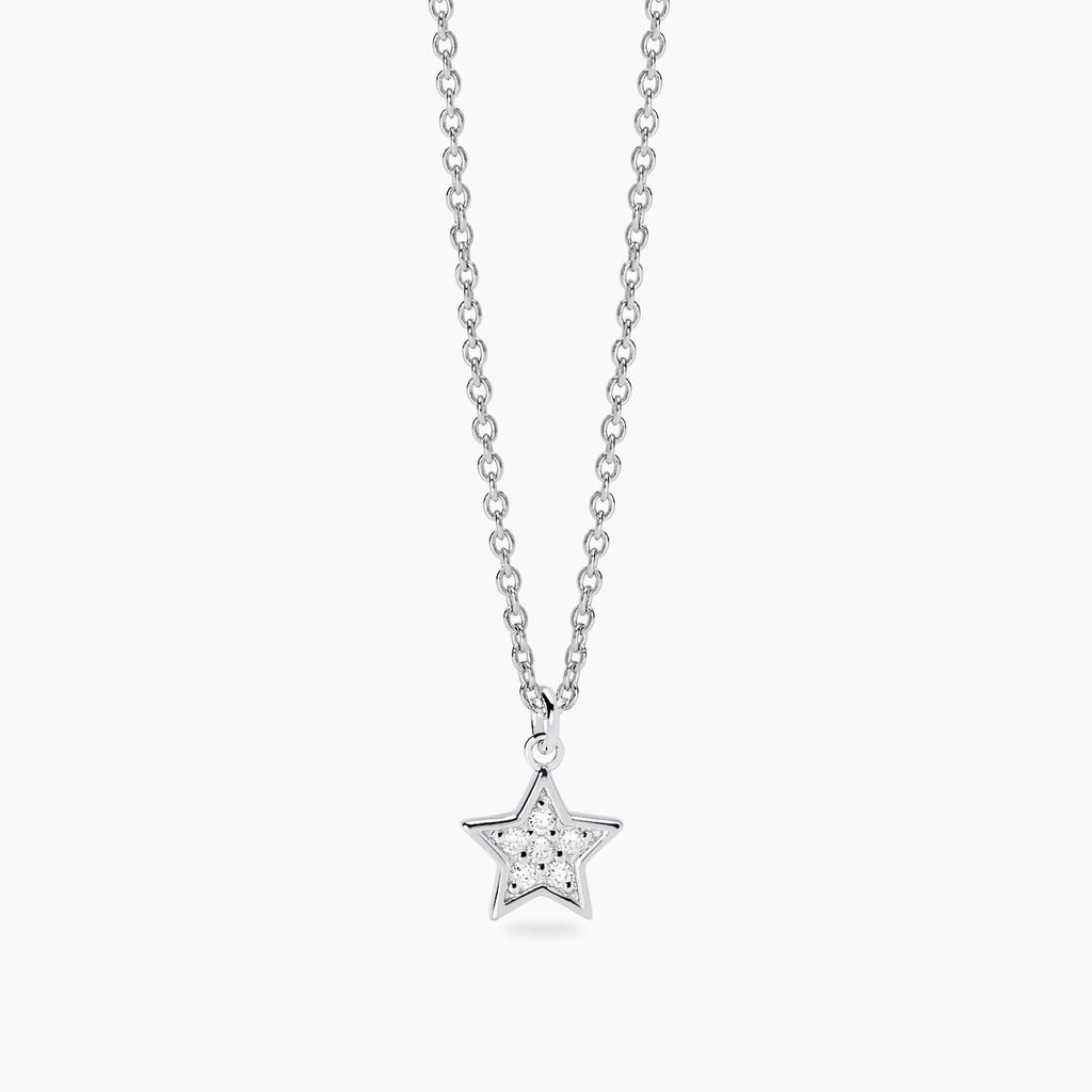 Girocollo con Stella in Diamanti Lab-Grown 0,009ct – Mabina Gioielli