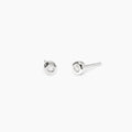 Orecchini a Lobo Tondi con Diamanti Lab-Grown 0,05 ct – Mabina Gioielli