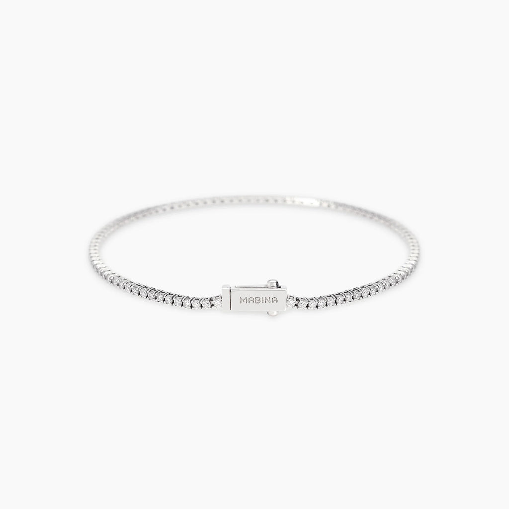 Bracciale Tennis in Diamanti Lab-Grown 0,015 ct – Mabina Gioielli