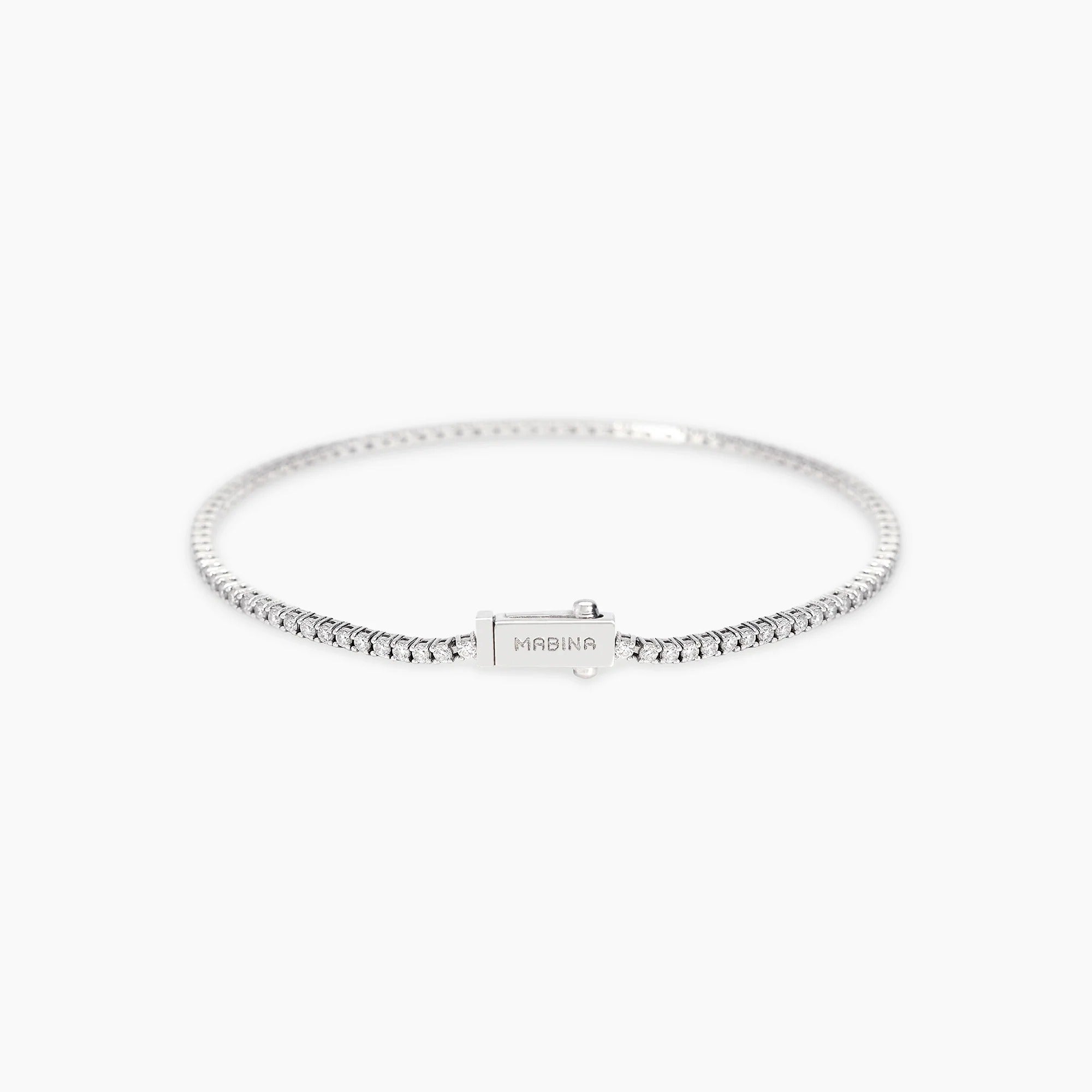 Bracciale Tennis in Diamanti Lab-Grown 0,015 ct – Mabina Gioielli