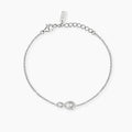 Bracciale con Infinito e Diamante Lab-Grown 0,06 ct – Mabina Gioielli