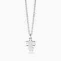Girocollo con Ciondolo Bimba e Diamante Lab-Grown – Mabina Gioielli