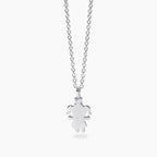 Girocollo con Ciondolo Bimba e Diamante Lab-Grown – Mabina Gioielli