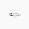 Anello Solitario Mabina My Diamond Argento 925 Diamante Lab-Grown 0,08 Carati Misura Regolabile