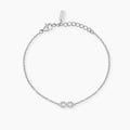Bracciale con Simbolo Infinito e Diamanti Lab-Grown 0,009 ct – Mabina Gioielli