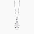 Girocollo con Ciondolo Bimbo e Diamante Lab-Grown – Mabina Gioielli