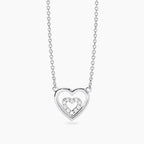 Girocollo con Cuori e Diamanti Lab-Grown – Mabina Gioielli