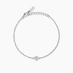 Bracciale con Quadrifoglio in Diamanti Lab-Grown – Mabina Gioielli