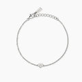 Bracciale con Cuore e Diamante Lab-Grown – Mabina Gioielli