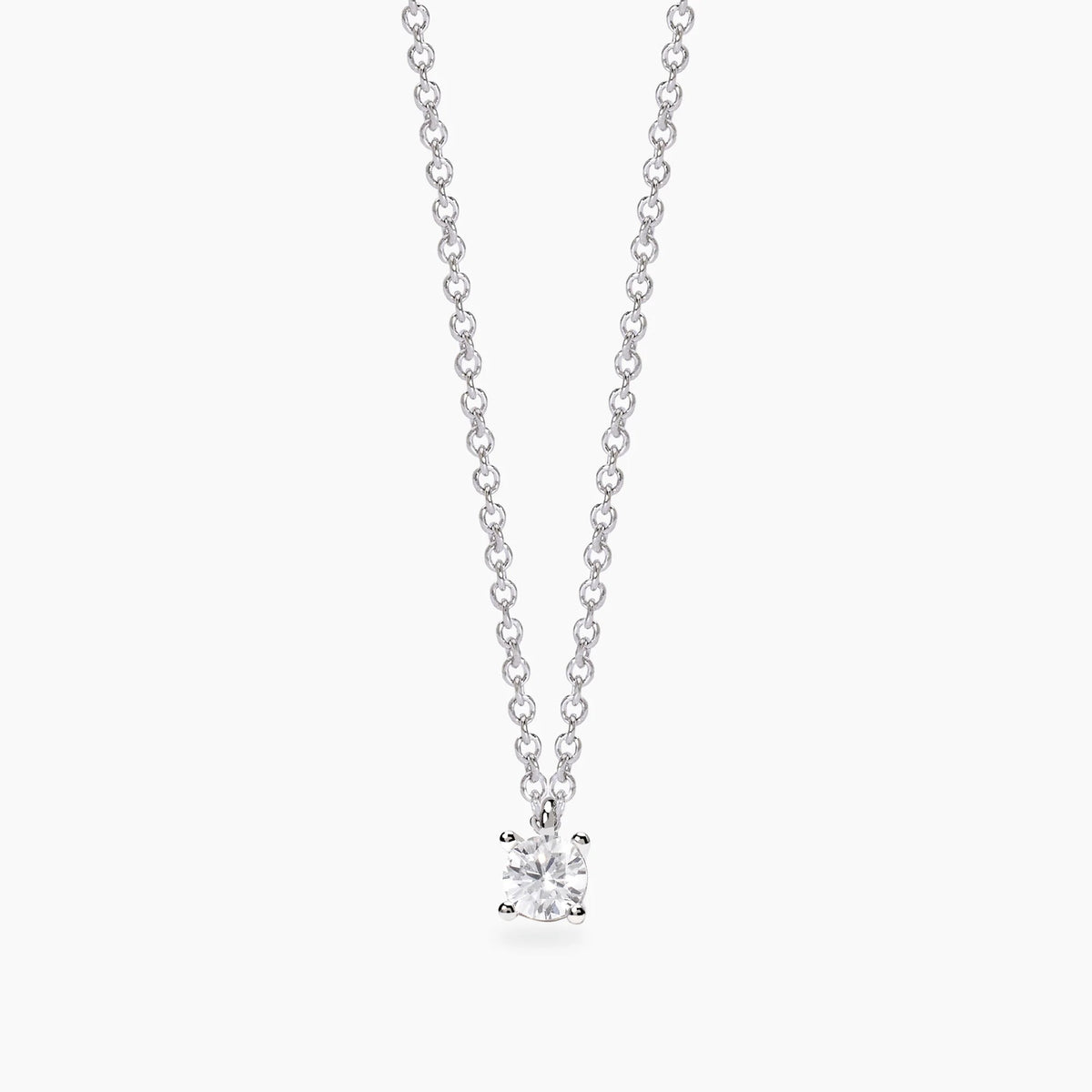 Girocollo con Diamante Lab-Grown 0,2 Carati – Mabina Gioielli
