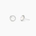 Orecchini Mabina in Argento con Perla Coltivata e Diamanti Lab-Grown
