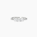 Anello Trilogy con Diamanti Lab-Grown: L'Eccellenza della Luce Sostenibile