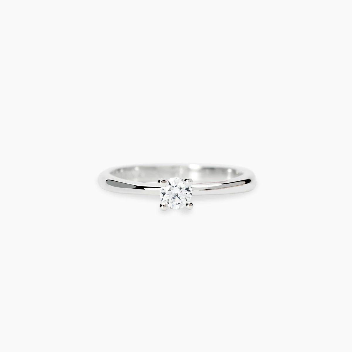 Anello Solitario con Diamante Lab-Grown: La Luce Pura della Sostenibilità