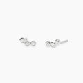 Orecchini Trilogy Tondi con Diamanti Lab Grown - Mabina