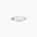 Anello Trilogy con Diamanti Lab-Grown e Argento 925