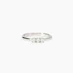 Anello Trilogy con Diamanti Lab-Grown e Argento 925