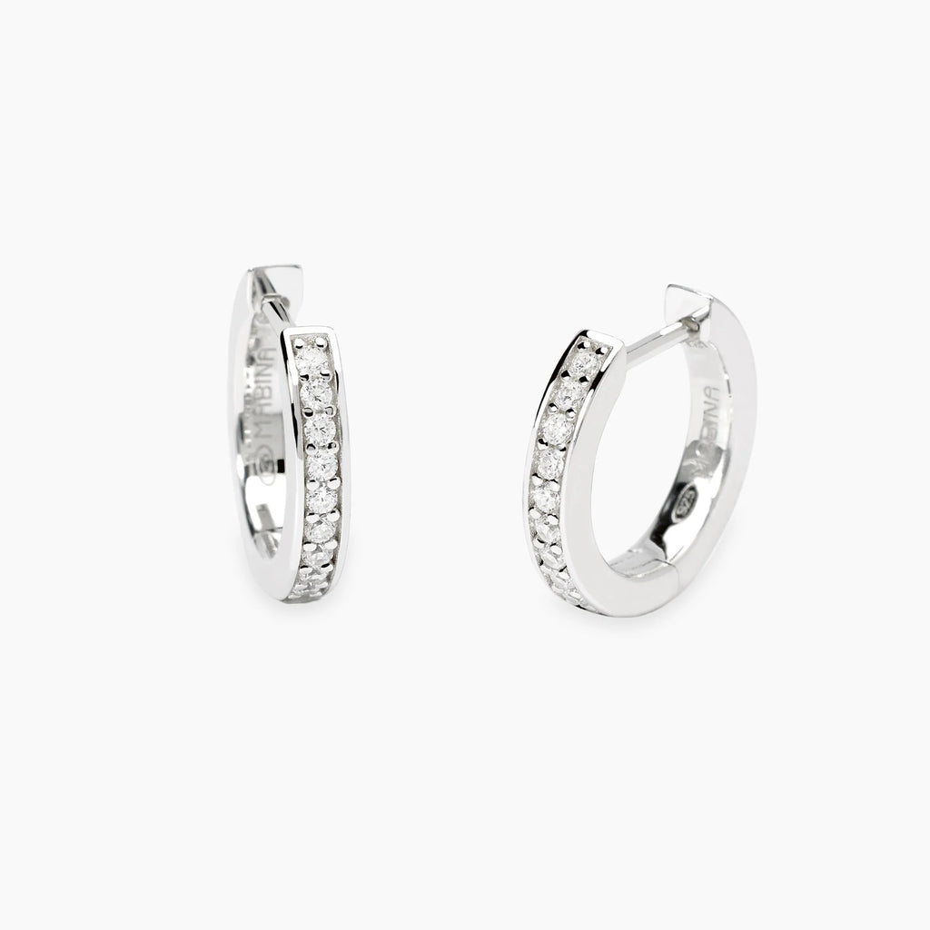 Orecchini a Cerchio con Diamanti Lab-Grown Mabina My Diamond