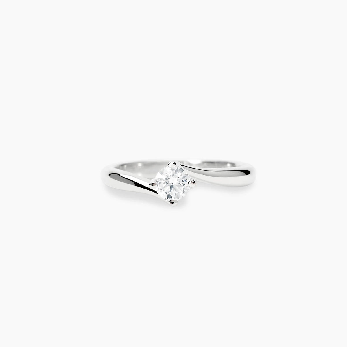 Anello Solitario Mabina con Diamante Lab-Grown: Eleganza Sostenibile e Luce Pura
