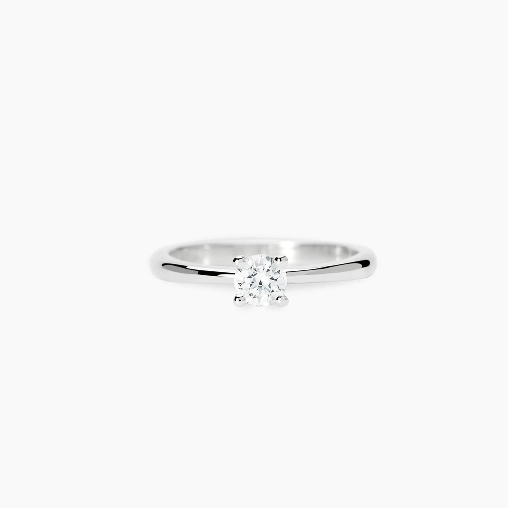 Anello Solitario con Diamante Lab-Grown Mabina: Luce Sostenibile e Design Classico