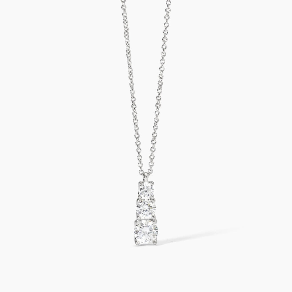 Girocollo Argento Zirconi Punto Luce