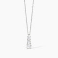 Girocollo Argento Zirconi Punto Luce