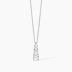 Girocollo Argento Zirconi Punto Luce